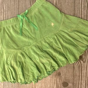 3 for $12 Juniors vintage green skirt with shorts size 10/12